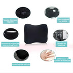 Détails coussin : housse lavable, fermeture éclair invisible et mousse premium