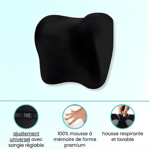 Structure tissu respirant maille 3D et mousse mémoire de forme aérée