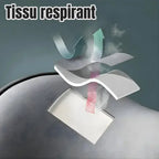 Structure tissu respirant maille 3D et mousse mémoire de forme aérée